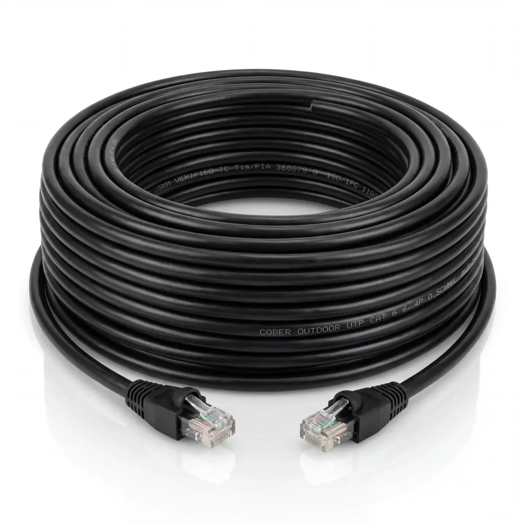 Cable de Red Vexin RJ45 100 metros Cat 6 Ponchado